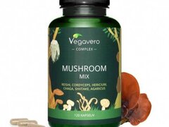 Vegavero Mushroom Mix, 120 Capsule (Mix de ciuperci)